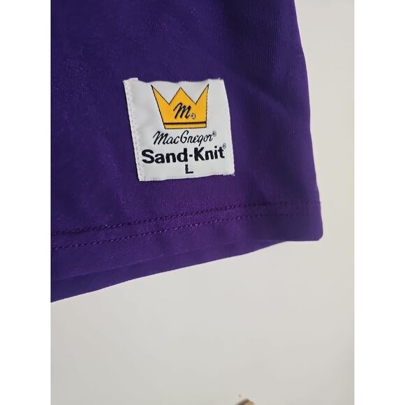 Vintage Magic Johnson 32 Sand Knit LA Lakers Jersey NBA Large - Picture 3 of 10